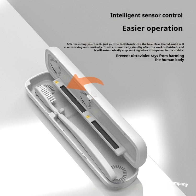 Toothbrush Disinfection Box Travel UV Smart Heating