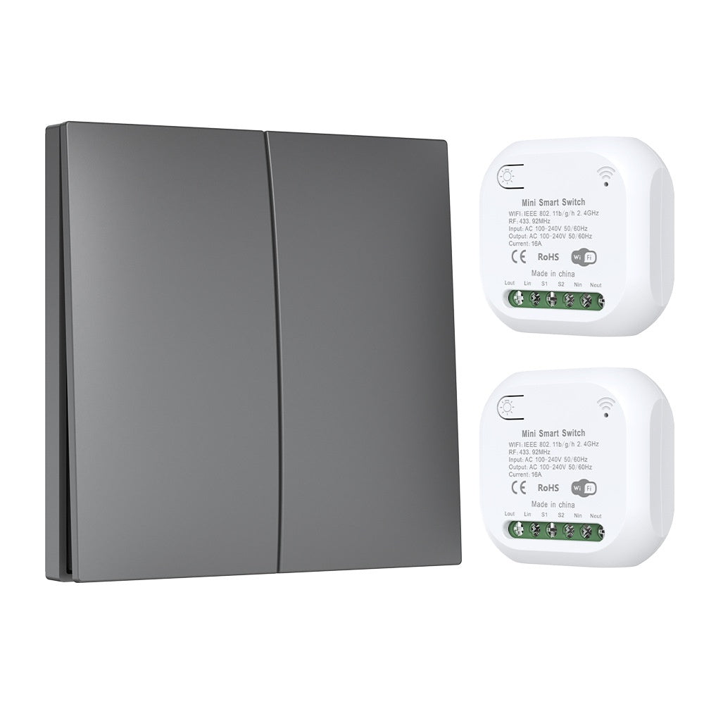 Wireless Smart Control Panel Featuring Self-powered, Wiring-free Design