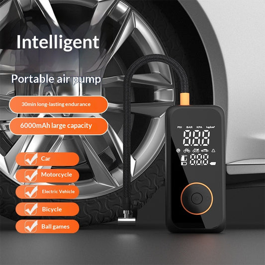 Electric Smart Dual-screen Digital Display Portable Car Tire Inflator
