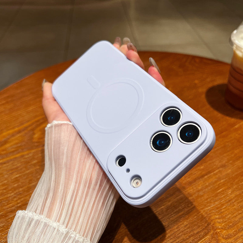 Magnetic Liquid Phone Case, Minimalist, Full-body Protection, Drop-proof