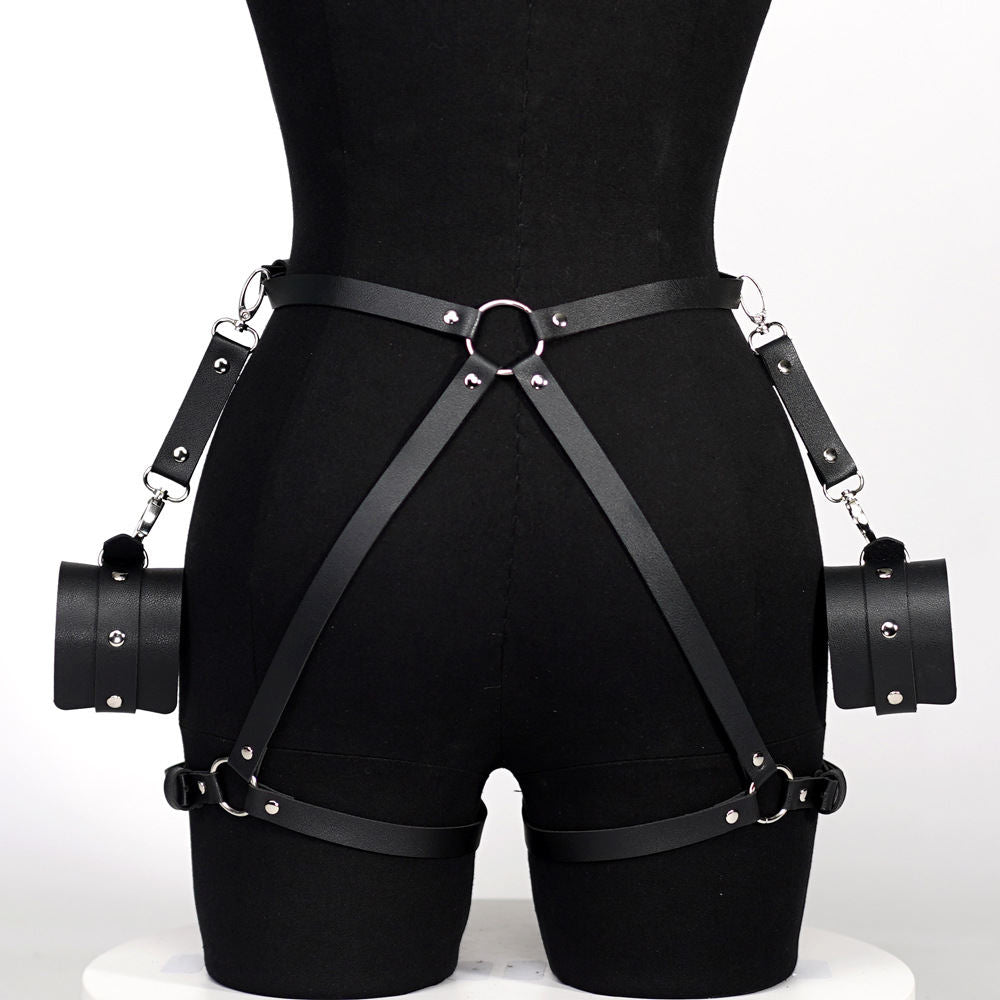 Binding Leather Couple Underwear Toys