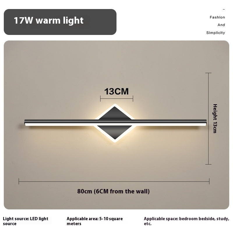 Makeup Mirror Dressing Table Led Fill Light Simple Wall Lamp
