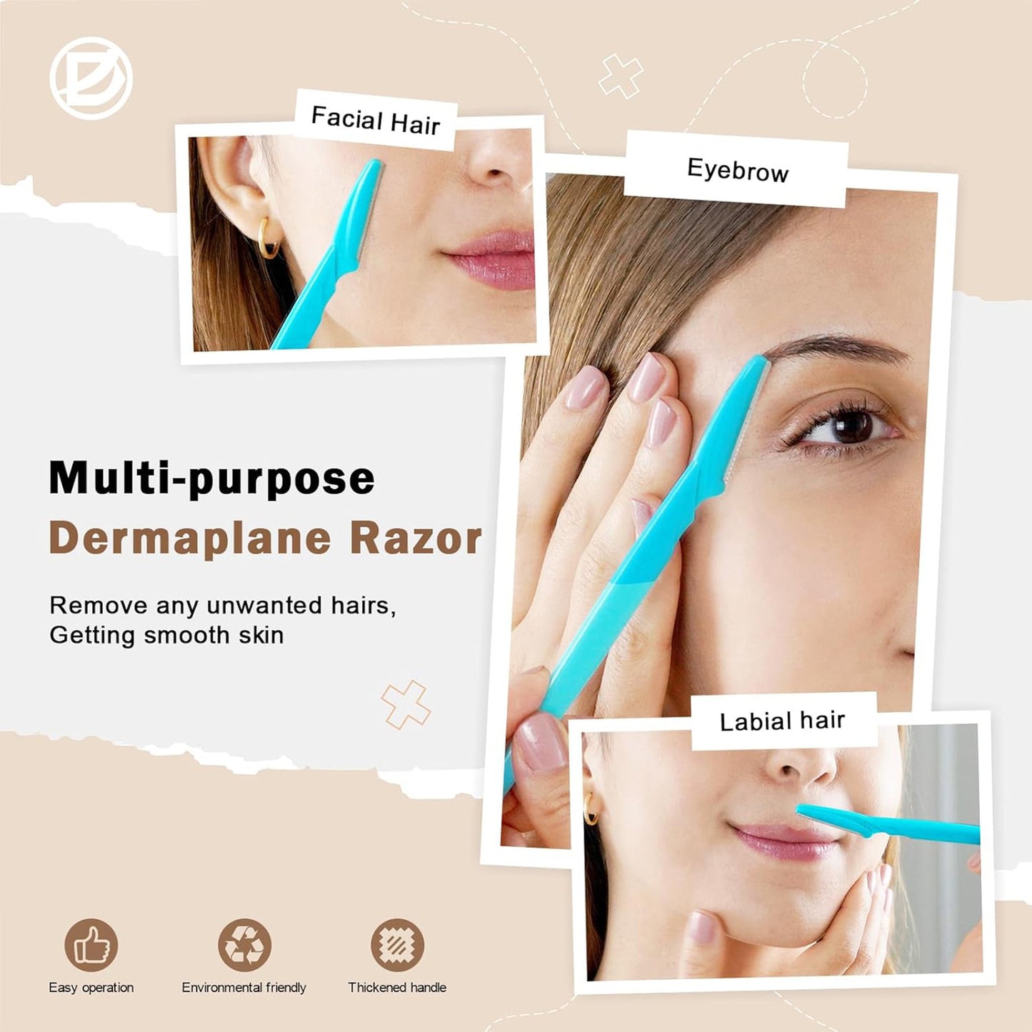 40 Cans Macro Eye-brow Knife Beauty Tools