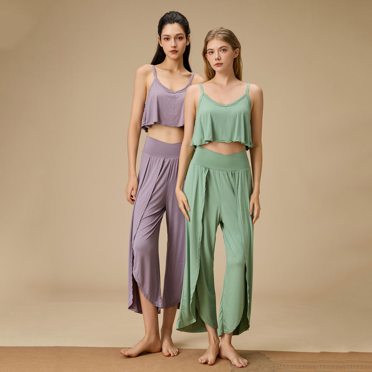 Womens Casual Pilates Fitness And Yoga Set