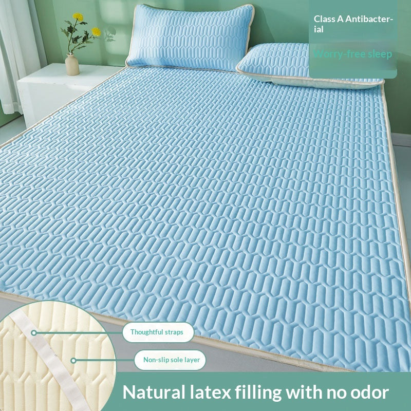 Summer Ice Silk Latex Cooling Mat Class A Baby Grade Three Piece Set