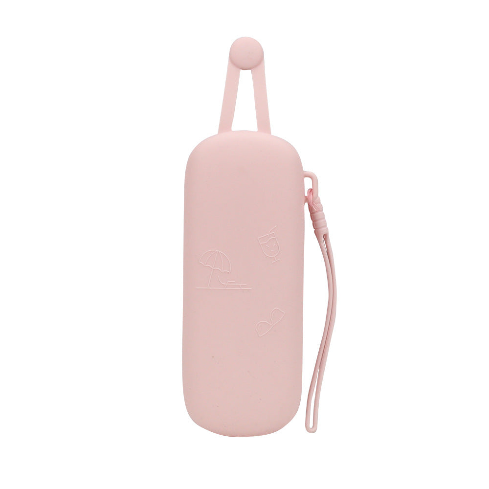 Silicone Glasses Storage Bag Makeup Brush Washing Supplies