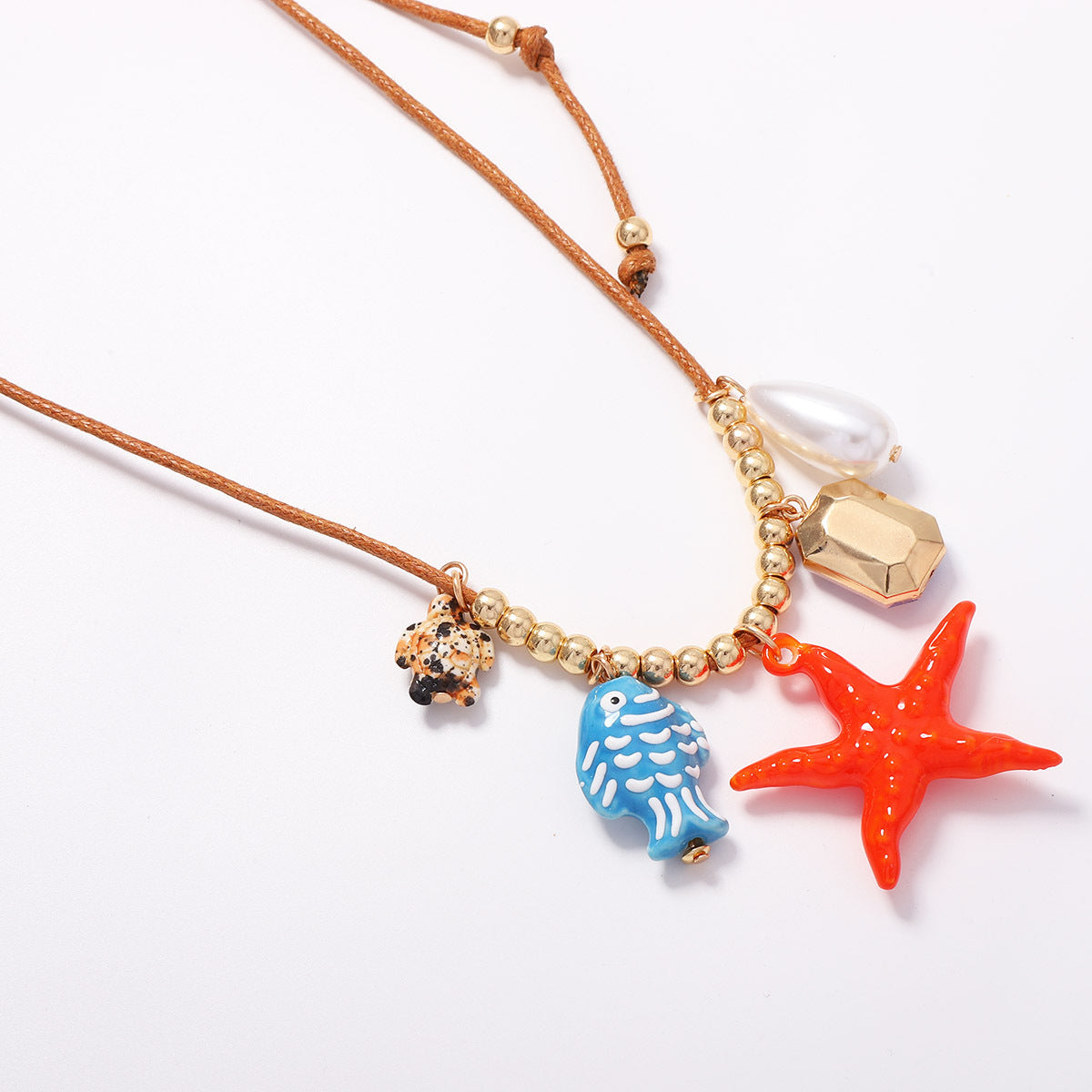 Summer Fashion Niche-design Ocean Creature Pendant Necklace