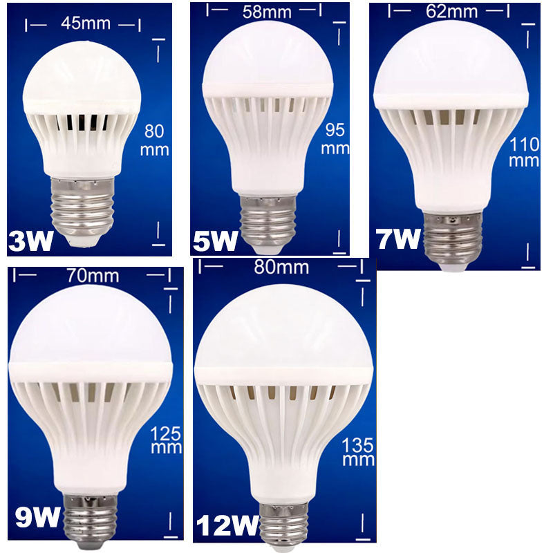 6-Pack Hot Sale LED Bulbs E27xB22,110Vx220V Universal, Ultra Bright, Energy-Saving, No Flicker, Eye-Care, Long Lifespan, Perfect For HomexOfficeX Commercial Use, Global Bestseller, Fast Shipping, Prem