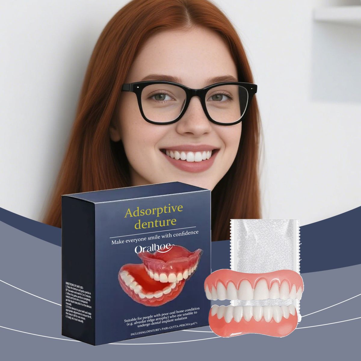Denture Grooming Kit For Everyday Oral And Dental Care