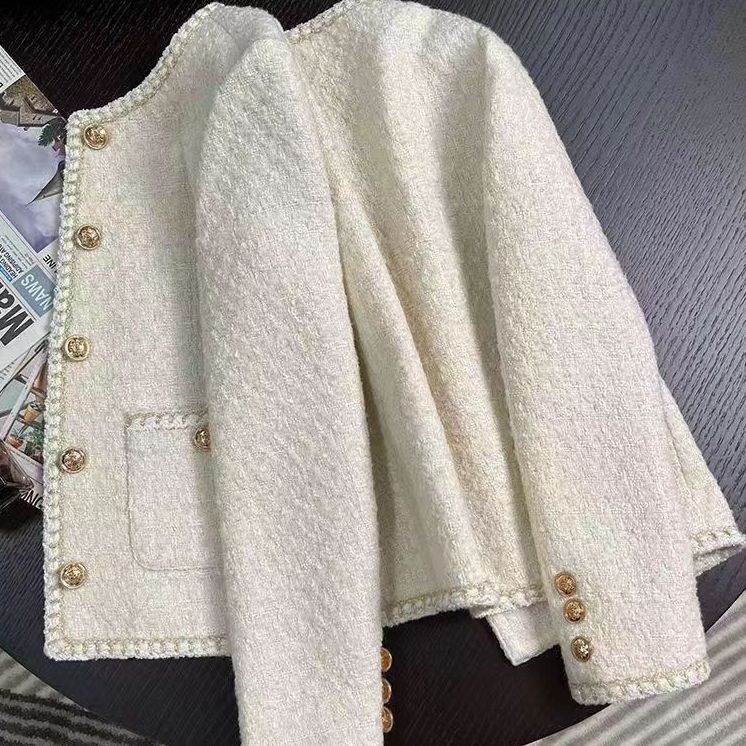 Korean Style French Short Style Coat For Women