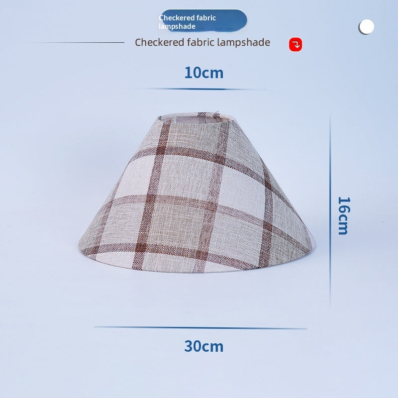 Pleated Fabric Anti-Glare Desk Lamp Shade
