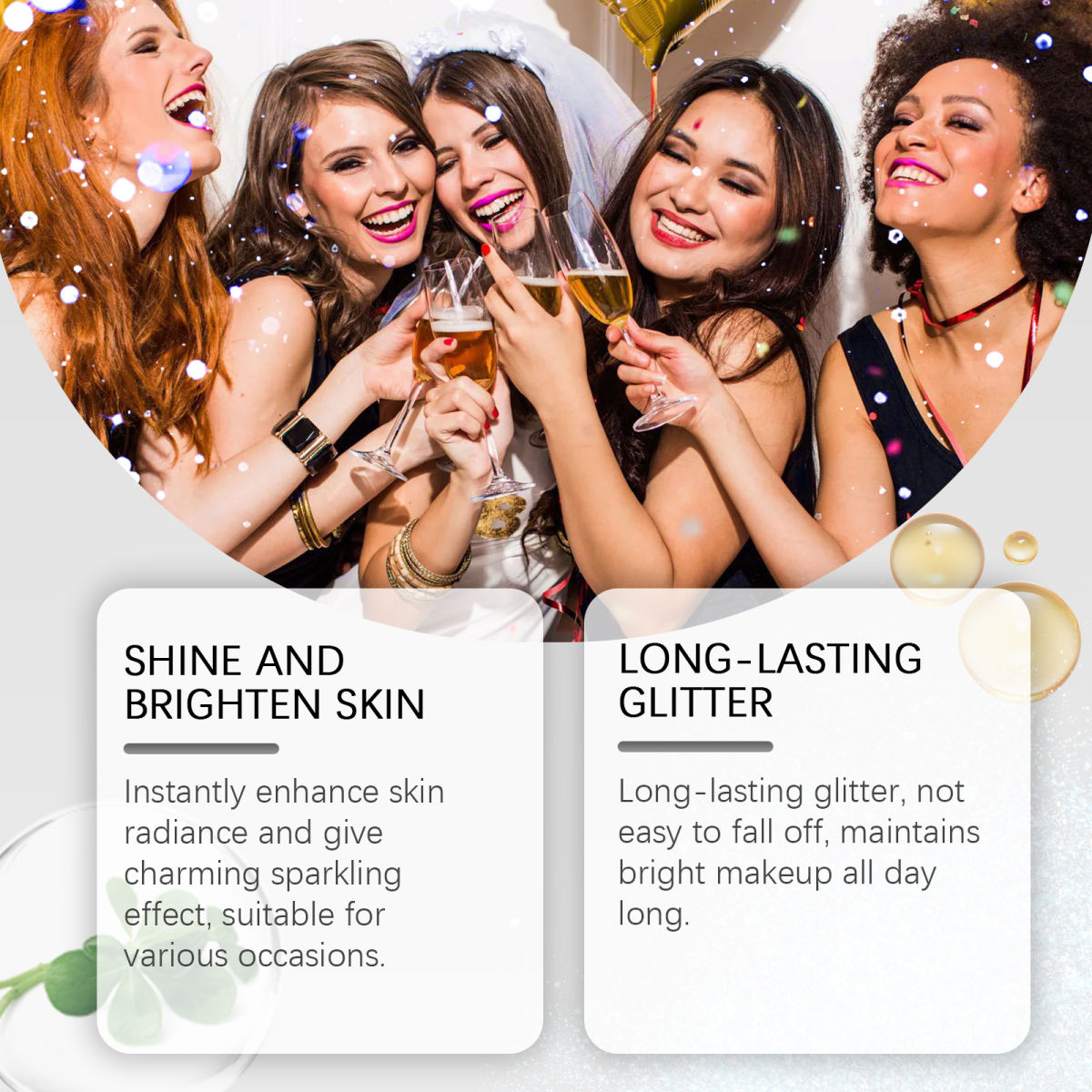 Stage Makeup Glitter Spray Natural Three-dimensional