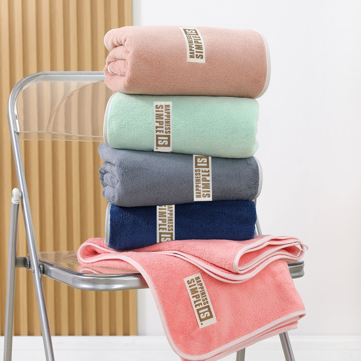 Class A Coral Fleece Bath Towel Soft Skin-friendly Highly Absorbent And Lint-free