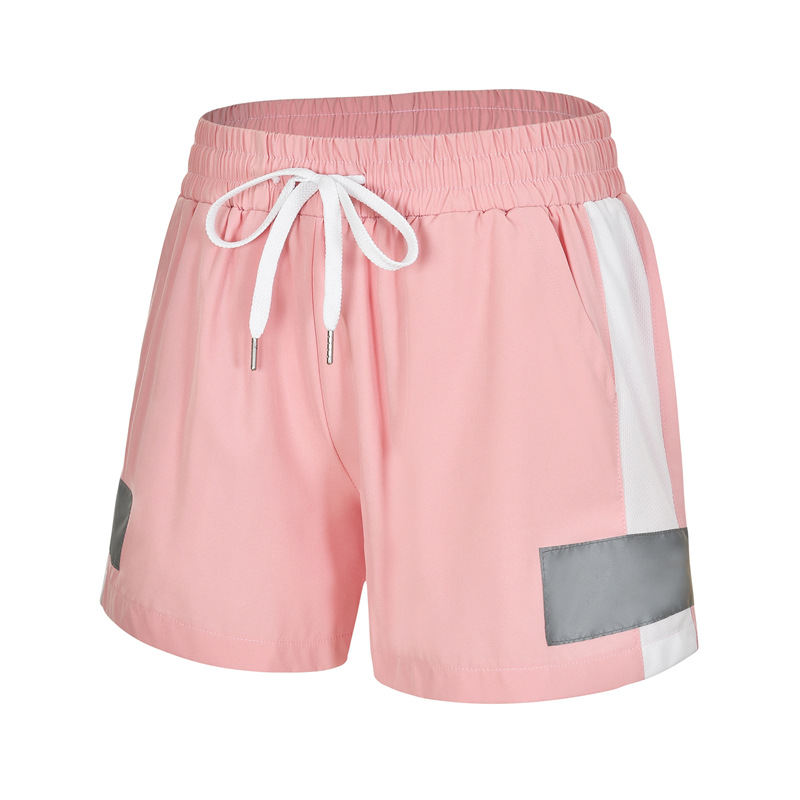 Summer Exercise Shorts Reflective Plus Size Yoga Fitness Quick-drying Running Pants Anti-exposure