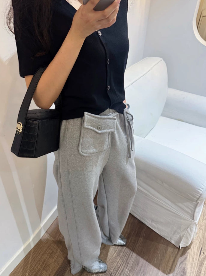 Korean-style Loose Waist Bag Zippered Ankle-Cinched Pants For Women