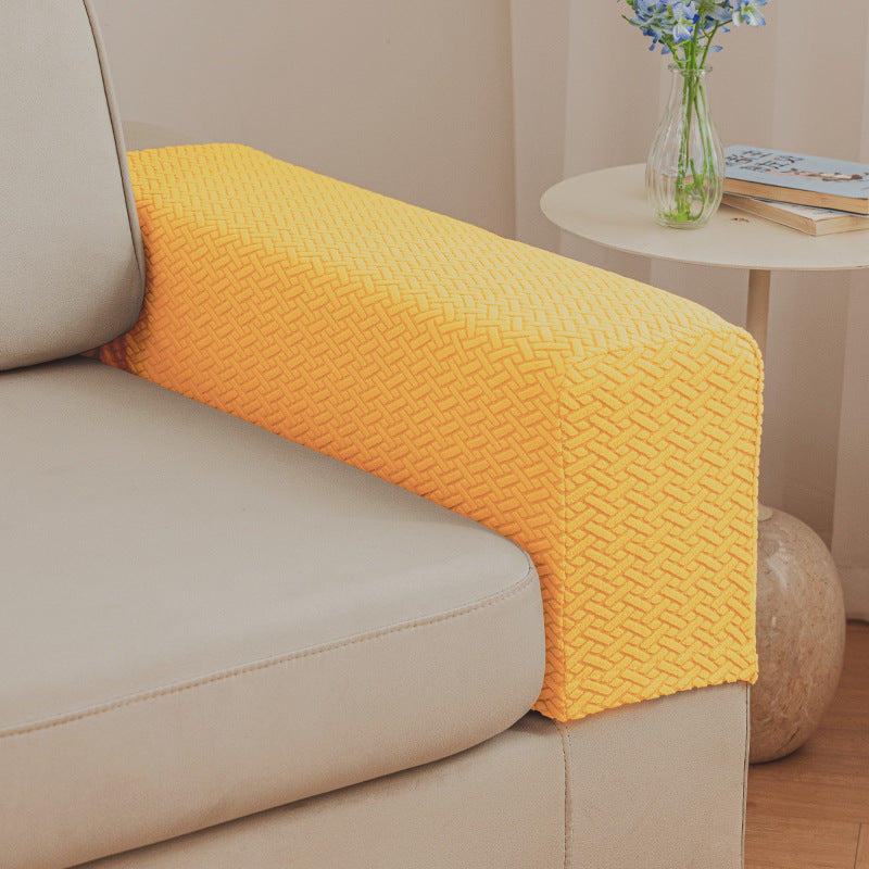 Thickened, Dirt-Resistant Home Fabric Simple Solid-Colored Armrest Covers
