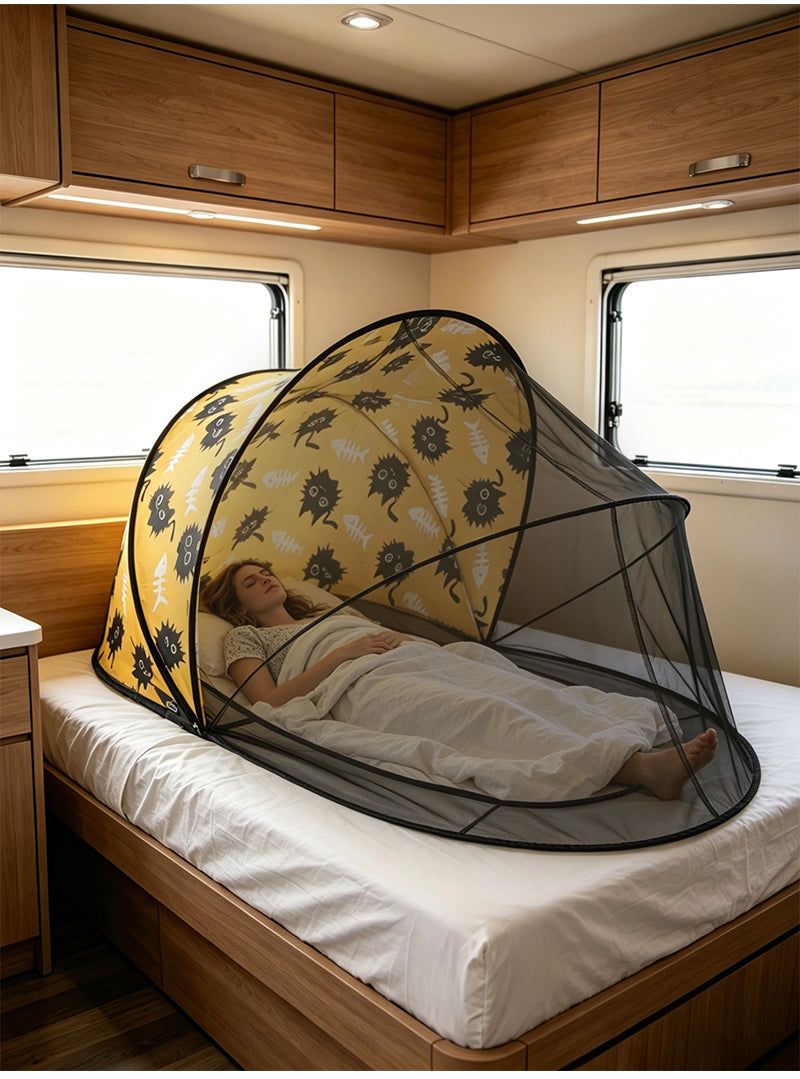 Full-Coverage Installation-Free Mosquito Net For Dorm Rooms Student Rooms Home Bedrooms And Camping
