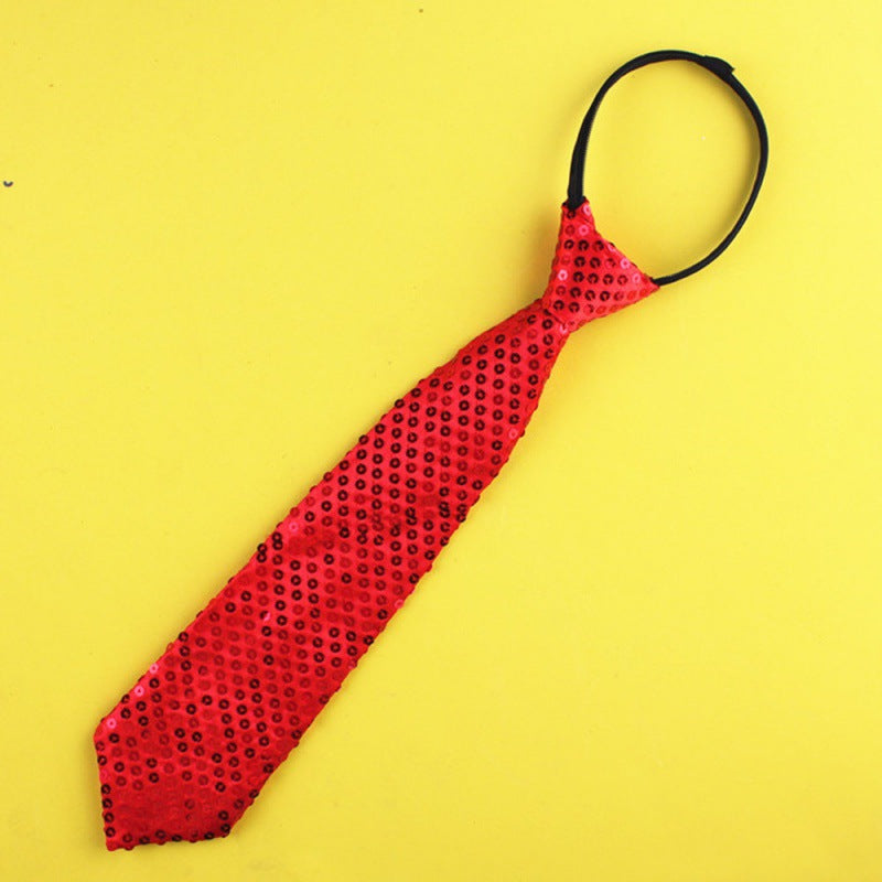 Halloween Universal Korean Version Jazz Sequin Bow Tie