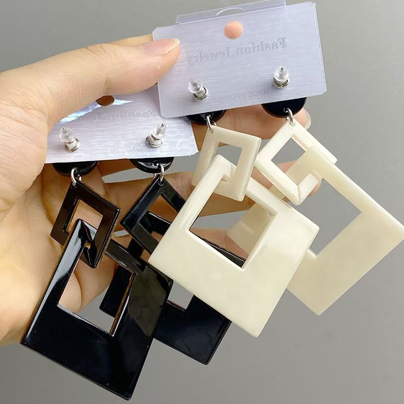 Long Cold Style Dangle Earrings, Korean & European Fashion Jewelry