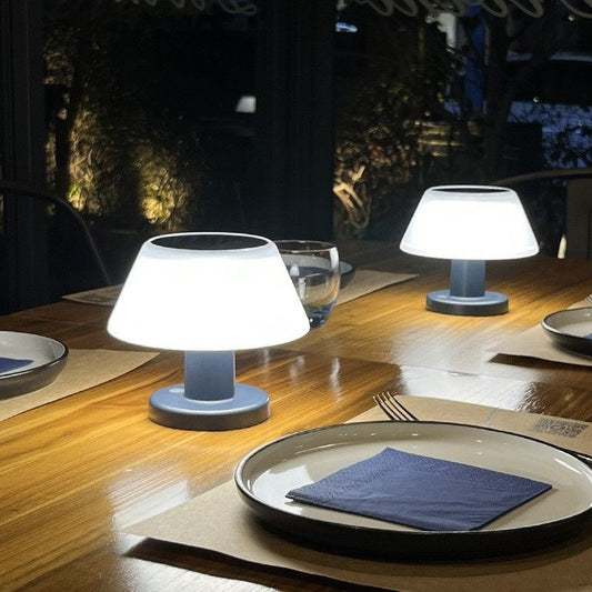 Atmosphere Solar Powered Night Light Charging Table Lamp For Bars