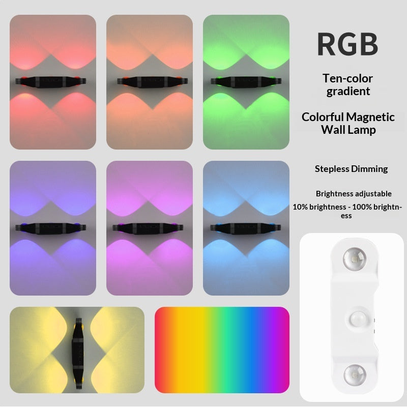 Wireless Magnetic Charging Ambient Wall Light
