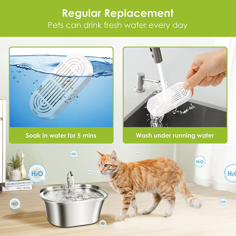 Large Capacity Stock Of Pet Water Fountain Filters