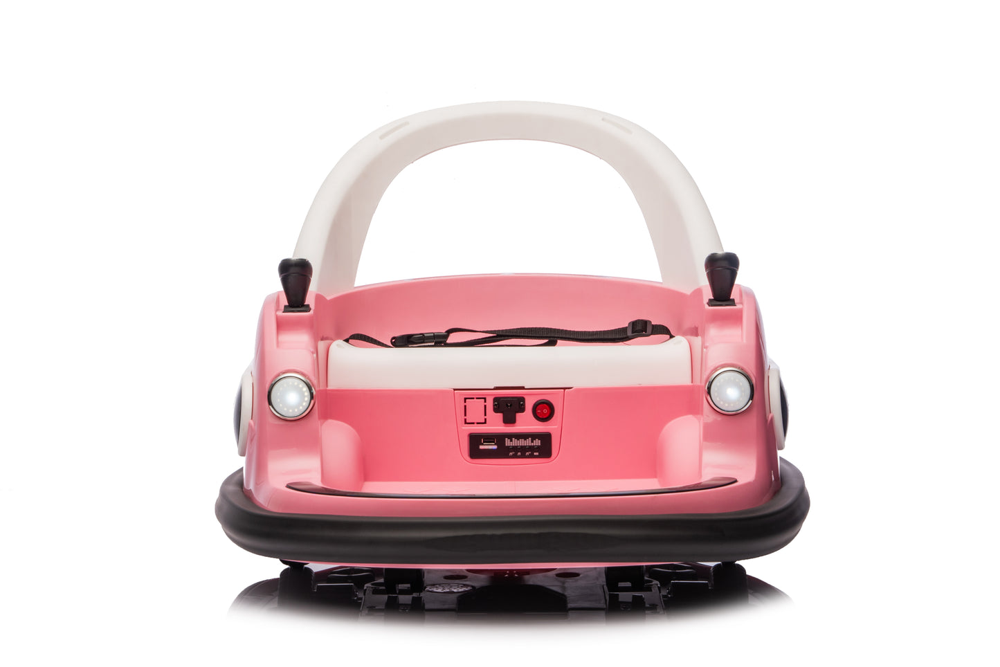12V Ride On Bumper Car For Kids,electric Car For Kids,1.5-5 Years Old,W Remote Control, LED Lights, Bluetooth & 360 Degree Spin, Vehicle Body With Anti-collision Padding Five-point Safety Belt,2wd