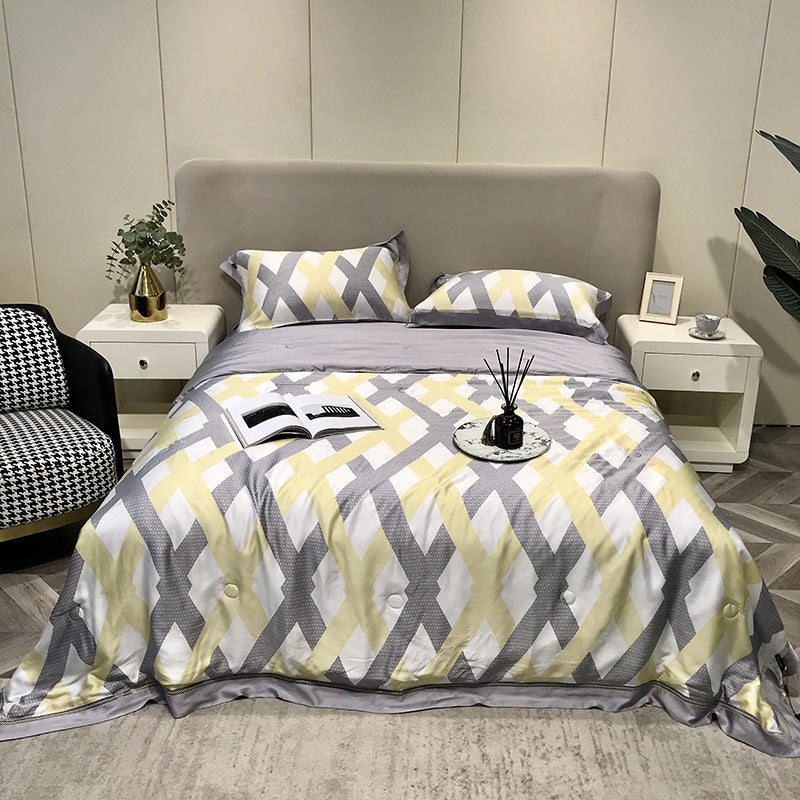High-end Tencel Summer Cooling Duvet Four-piece Set