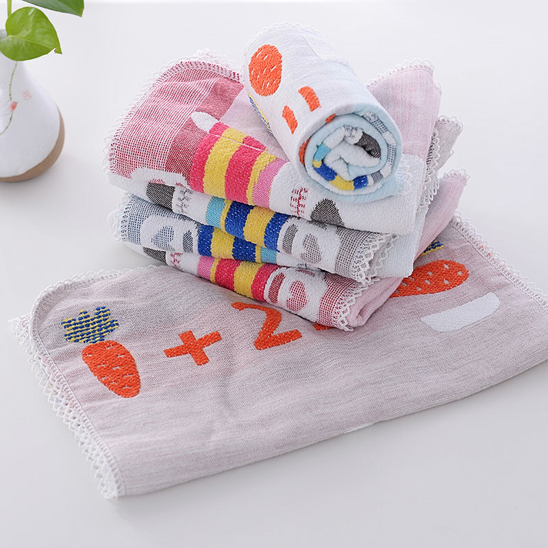 Cotton Face Towel For Home Use Soft And Highly Absorbent Perfect For Babies