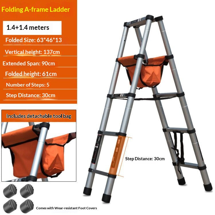 Thickened Aluminum Alloy Mobile Lifting Work Platform Ladder