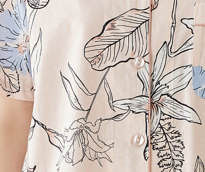 Modal Cotton Active Printed Pajamas Women's Long Velvet Suit