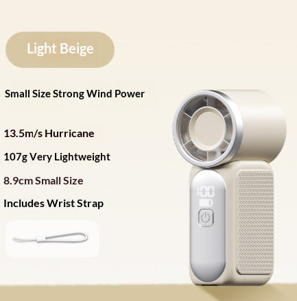 Outdoor Portable Usb Charging High Speed Digital Display Cooling Fan