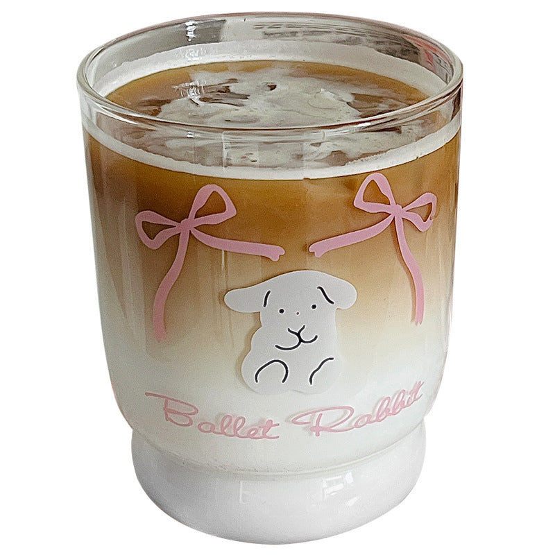 Korean Ins Wind High Temperature Resistant High Borosilicate Glass Cup