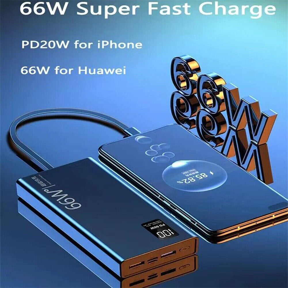 9000000mAh Power Bank Pack Fast Charger 2 USB External Battery For Mobile Phone