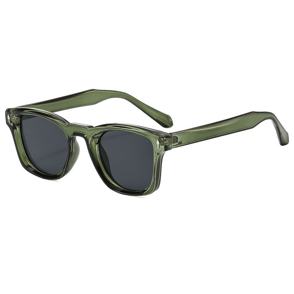 Womens Stylish Square-frame Retro Sunglasses For Outdoor Adventures