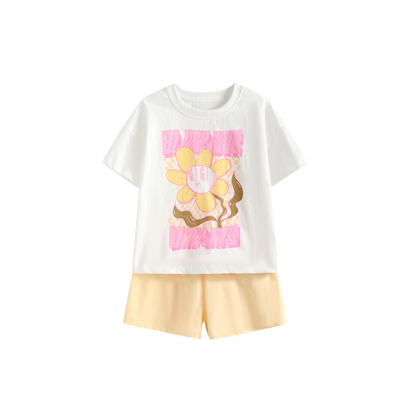 Girls Summer New Casual Outfit Set