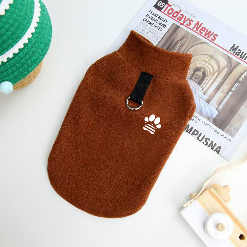 Pet Clothing Fleece-lined Thermal Vest