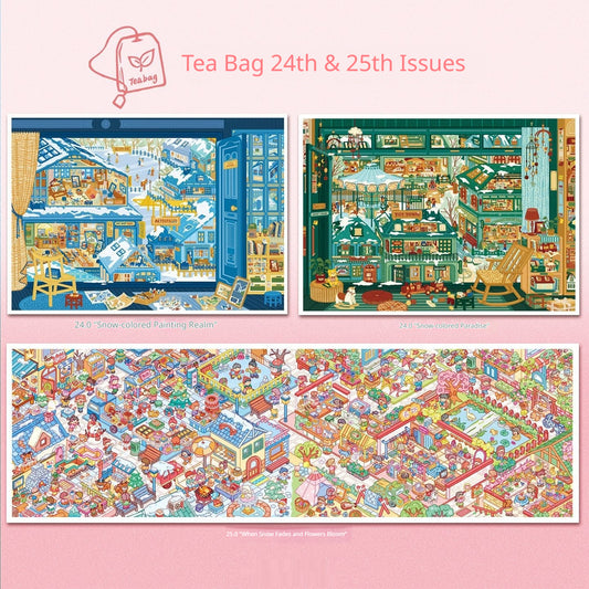 Scenic Stickers Snow-themed Creative Scene Stress-relief Bullet Journaling Supplies