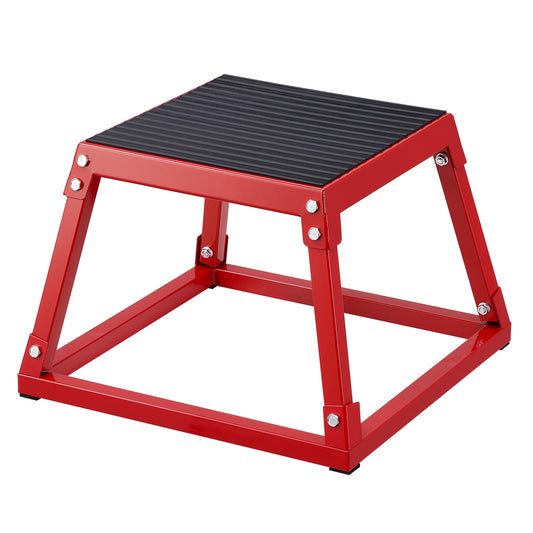 Plyometrische Sprungbox, 305 Mm Plyo-Box, Plyometrische Plattform Plyobox Rot, Rutschfeste Fitness-Übungs-Step-Up-Box Für Heimtraining, Konditions-Krafttraining, Gesäß, Oberschenkel Trainieren