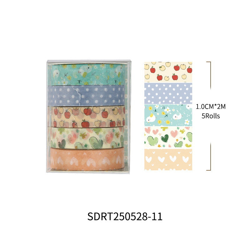 Floral Collage Diary Stickers Korean Ins