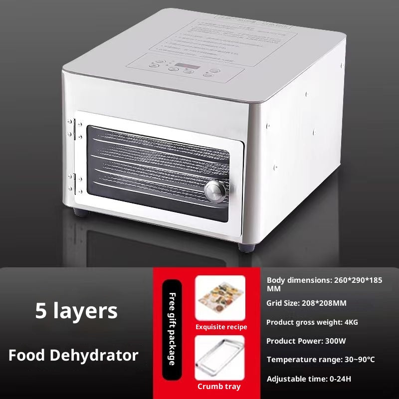 Food Household Vegetable Pet Snacks Meat Jerky Material Removal Smart Fruit Dehydrator