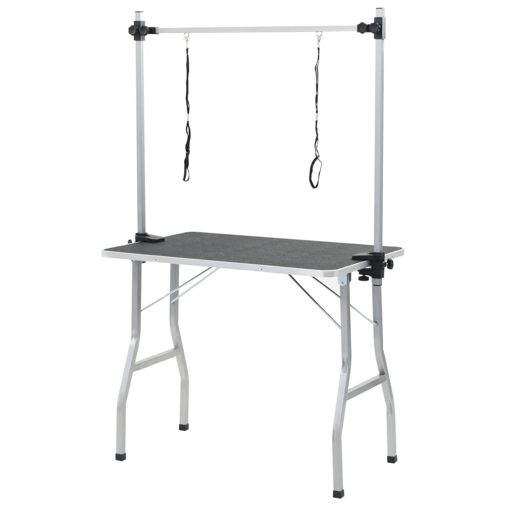 Grooming Table with 2 Loops for Dogs and Cats, Foldable