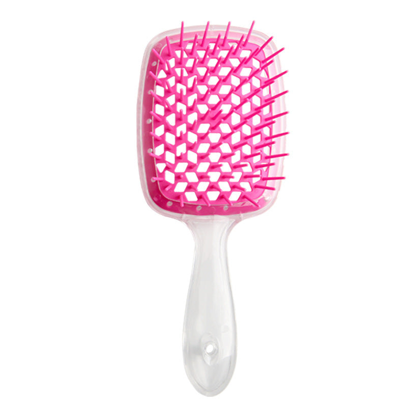 Detangling Comb With Hollow Design Doesnt Snag Hairsuitable For Both Curly And Straight Hair