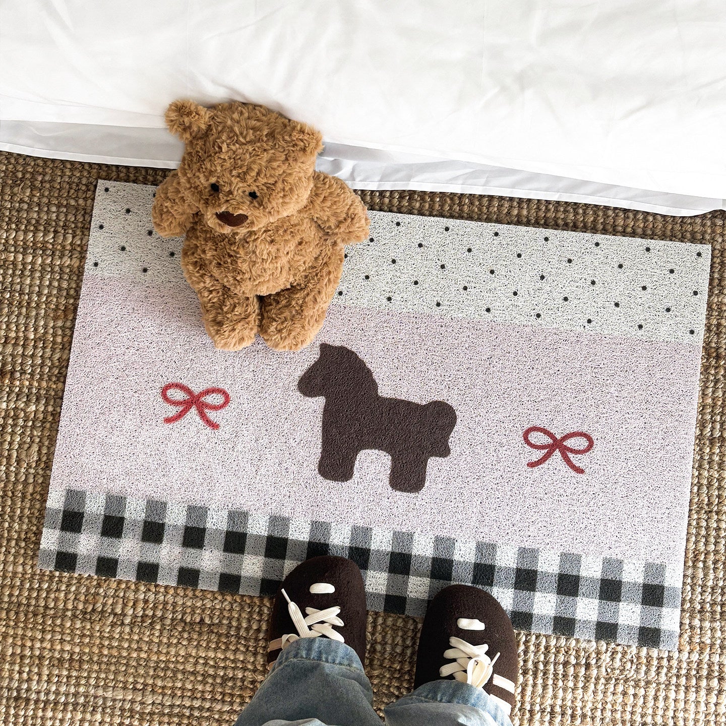 Korean Illustrator Wind-proof Floor Mat