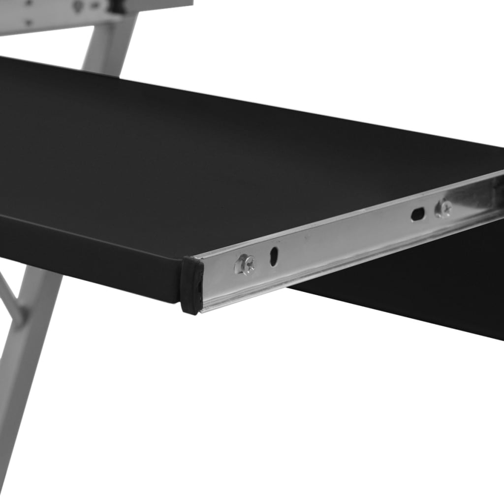 Computer desk, computer cart, PC table, office desk, laptop with casters, computer table