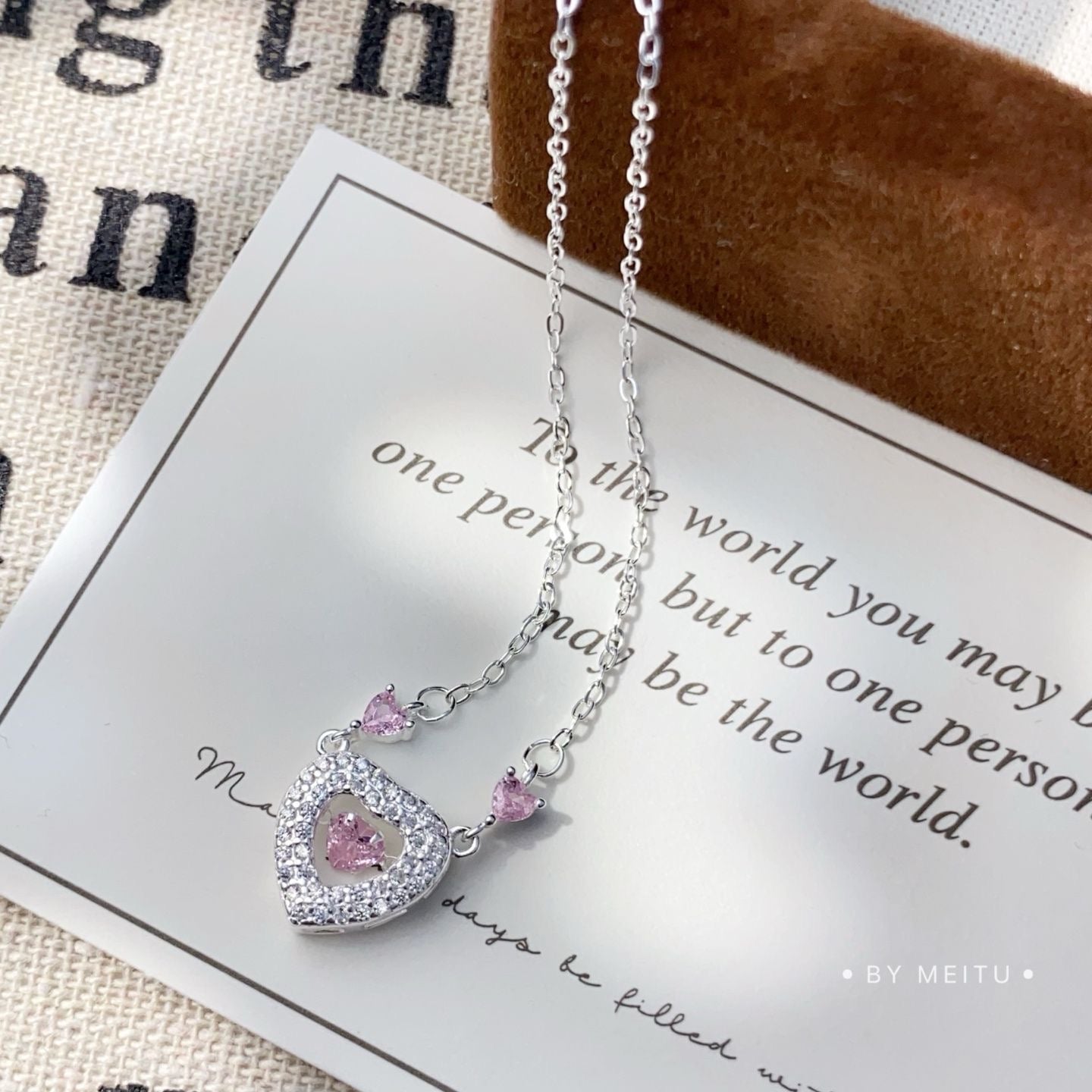 1pcs 999 Sterling Silver Dancing Heart Necklace, Elegant Dainty Style, Ideal For Valentine's & Birthday Gifts