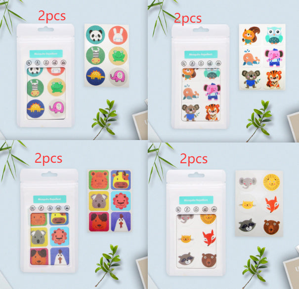 Outdoor Cartoon Childrens Mosquito-Repellent Stickers