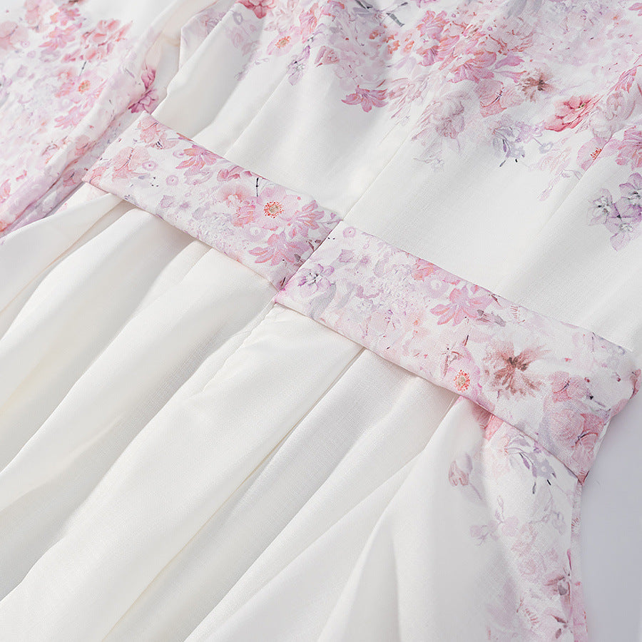 Spring New Arrival European And American-style Fashionable Minimalist Loose-fit Printed Dress