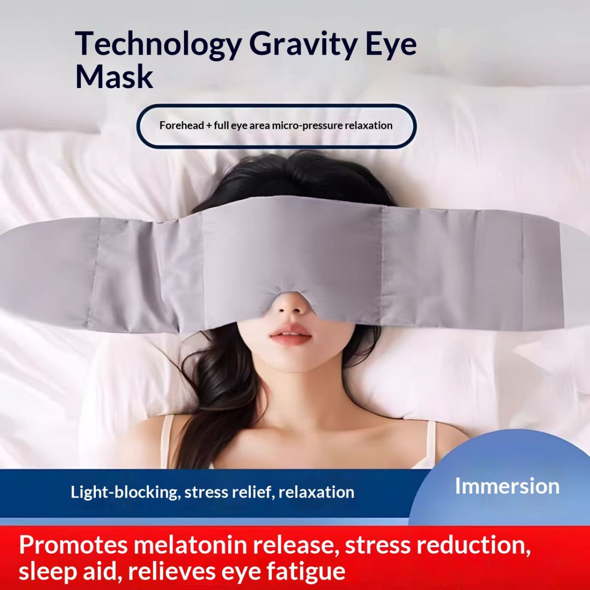 New Cross-border Tech Gravity Eye Mask For Sleep And Light Blocking