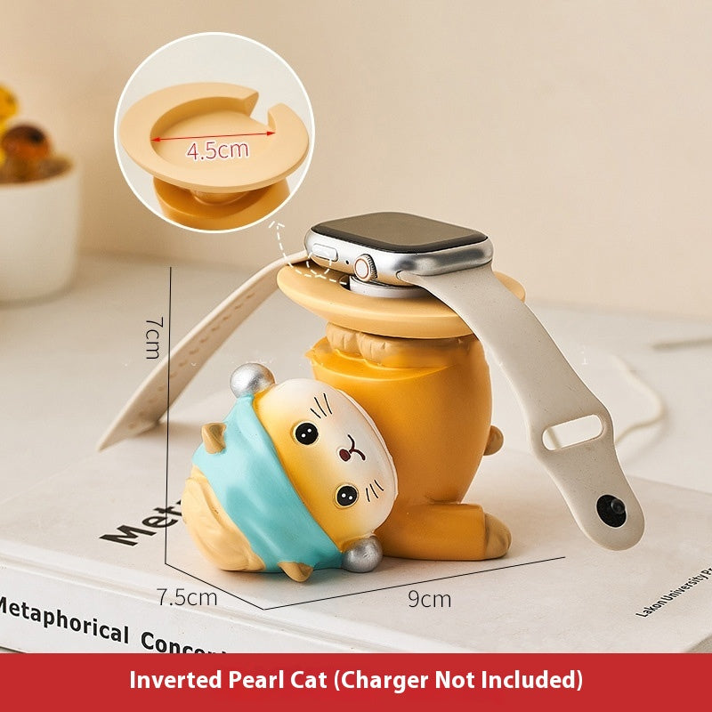Trendy Resin Cool Rabbit Watch-charging Bracket
